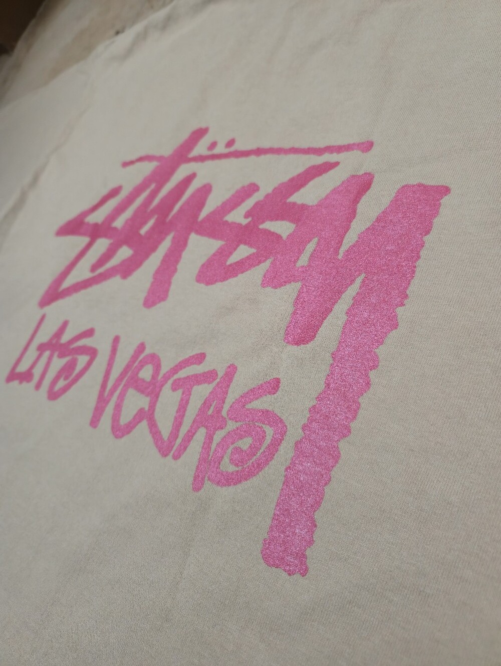 Stussy 'Las Vegas' *CUSTOM* Shirt Large Tall - Picture 8 of 10